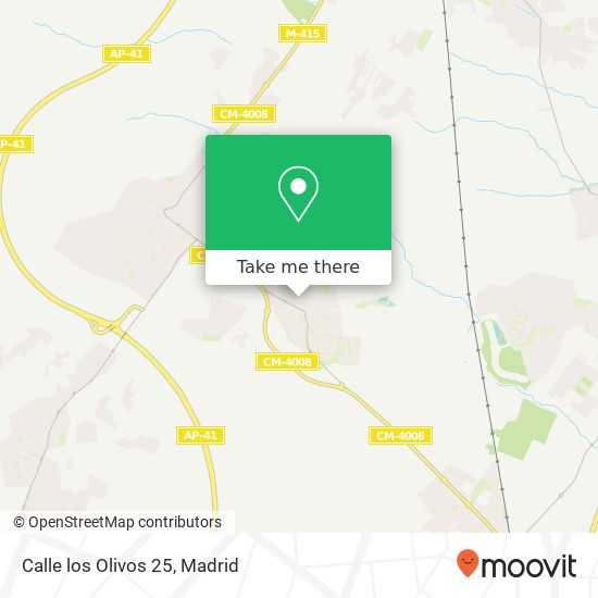 Calle los Olivos 25 map