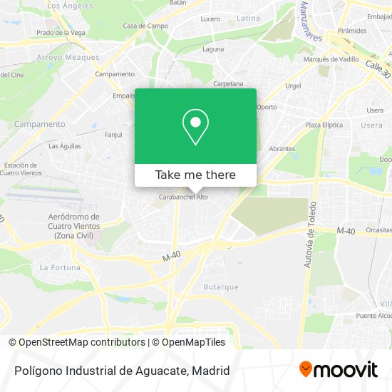 Polígono Industrial de Aguacate map