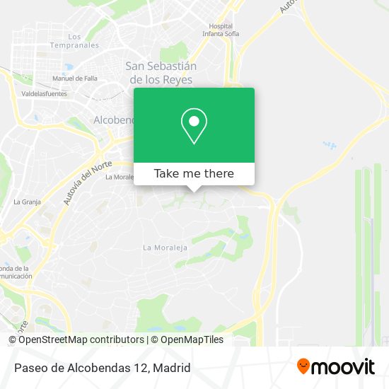 Paseo de Alcobendas 12 map