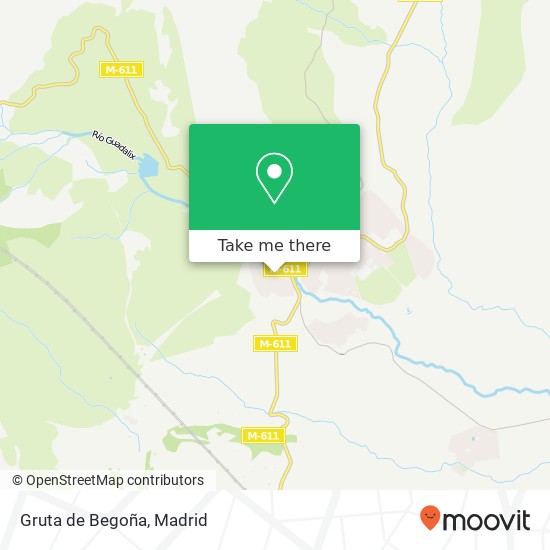 mapa Gruta de Begoña