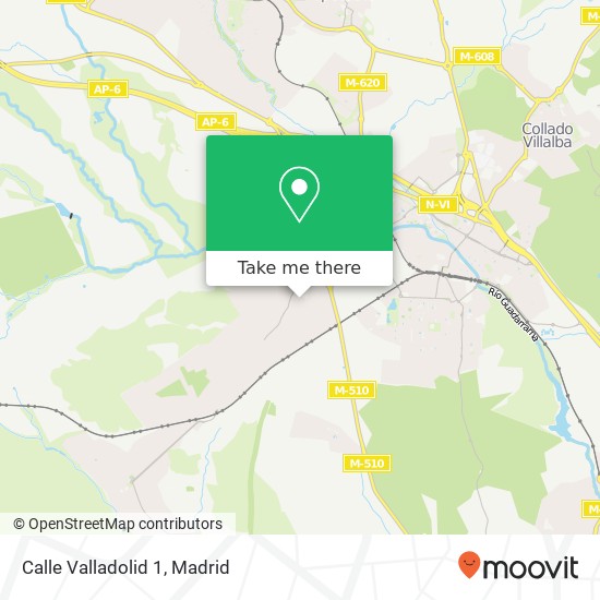 mapa Calle Valladolid 1