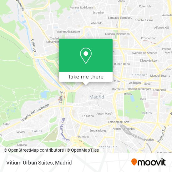 Vitium Urban Suites map