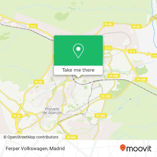 mapa Ferper Volkswagen