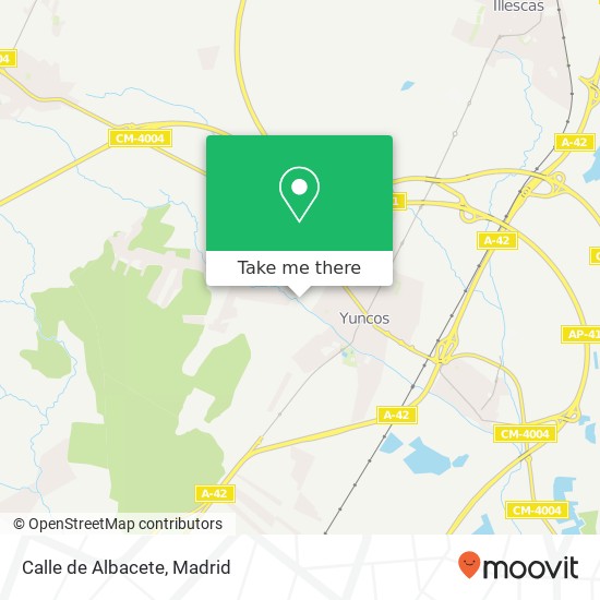 Calle de Albacete map