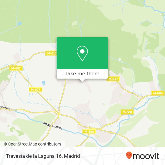 Travesía de la Laguna 16 map