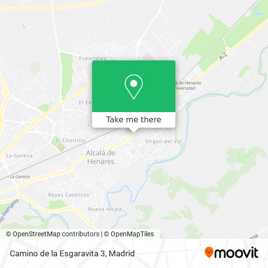 Camino de la Esgaravita 3 map