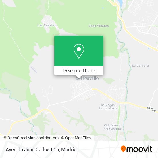 mapa Avenida Juan Carlos I 15