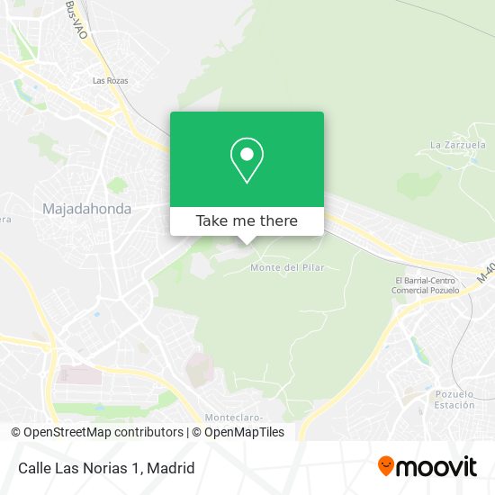 Calle Las Norias 1 map