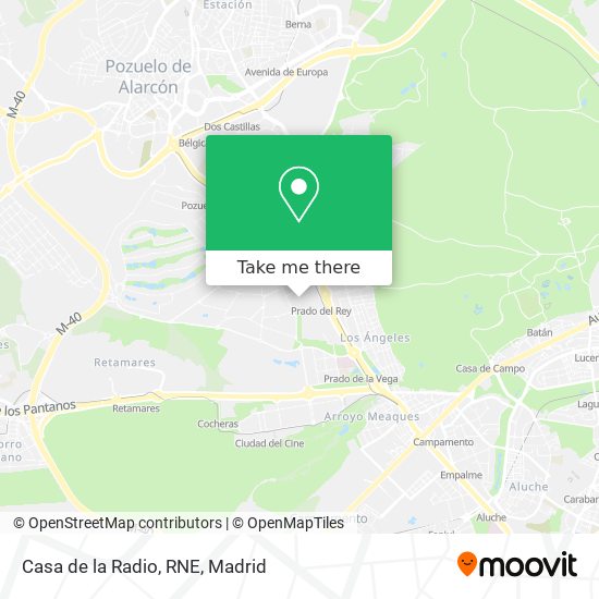 Casa de la Radio, RNE map