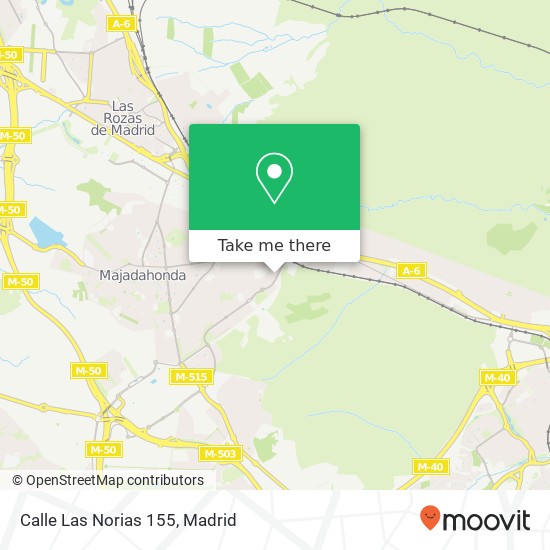 mapa Calle Las Norias 155