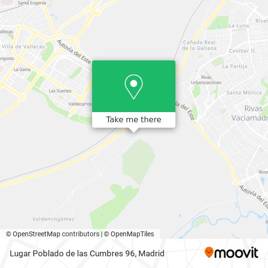 Lugar Poblado de las Cumbres 96 map