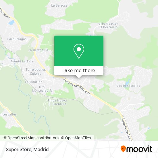 mapa Super Store