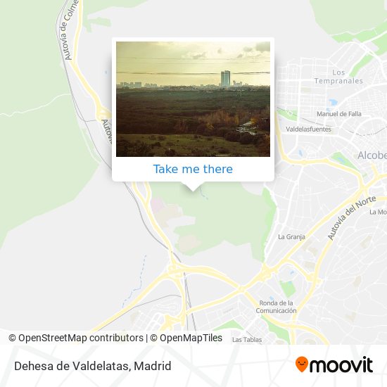 Dehesa de Valdelatas map