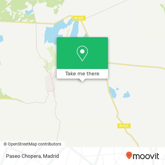 Paseo Chopera map