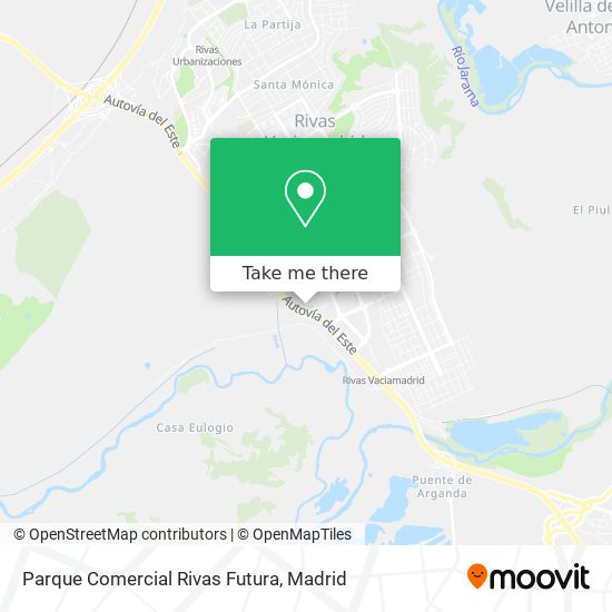 Parque Comercial Rivas Futura map