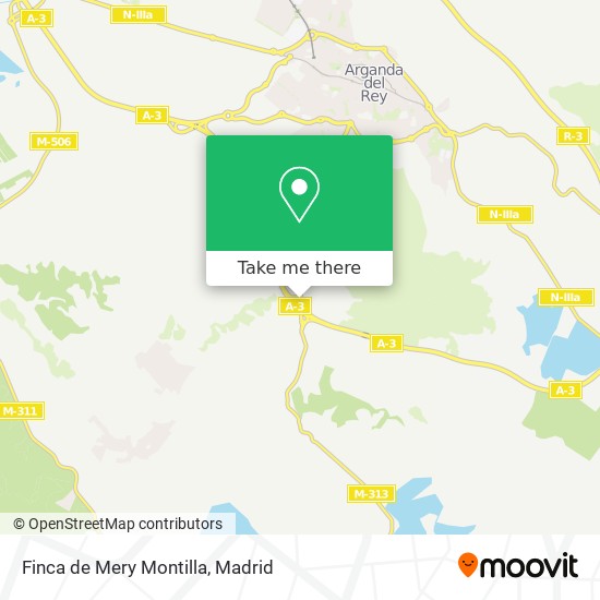 Finca de Mery Montilla map