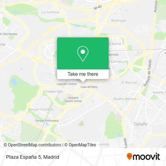 mapa Plaza España 5