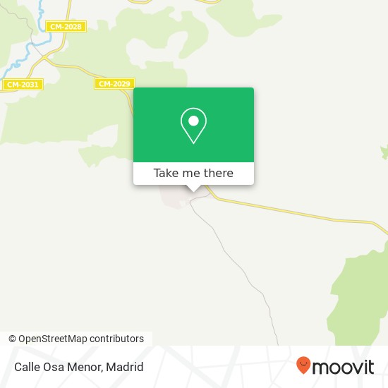 Calle Osa Menor map