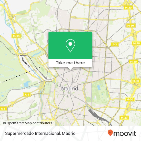 Supermercado Internacional map