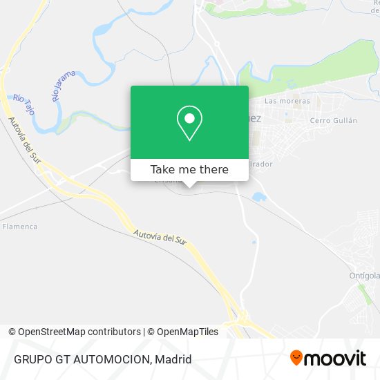 GRUPO GT AUTOMOCION map