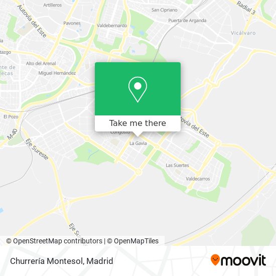 Churrería Montesol map