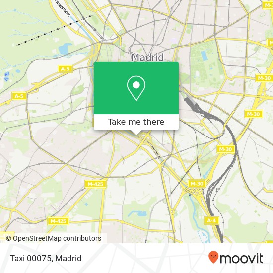 mapa Taxi 00075