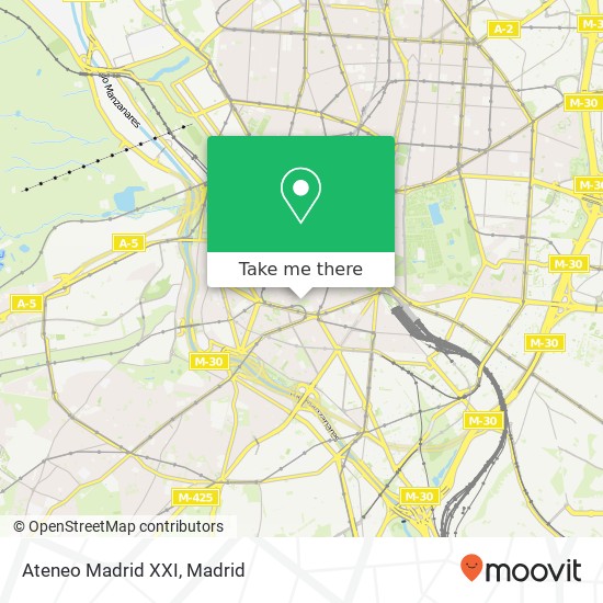 mapa Ateneo Madrid XXI