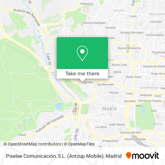 Pixelee Comunicación, S.L. (Antzup Mobile) map