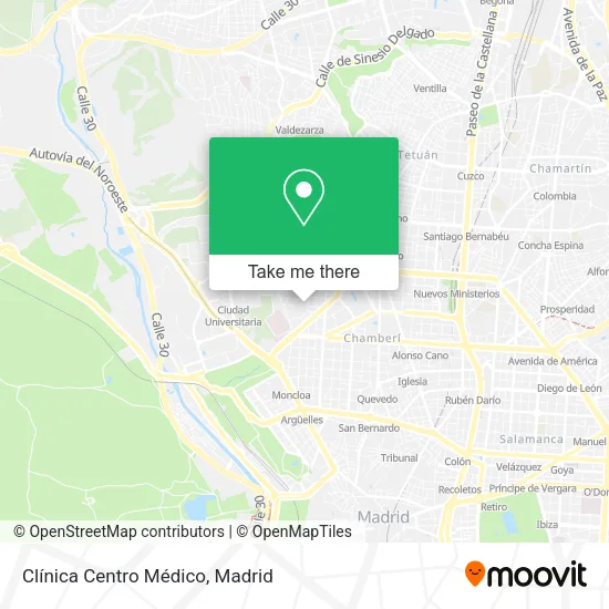 Clínica Centro Médico map