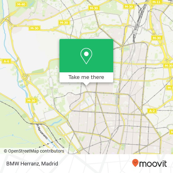 mapa BMW Herranz