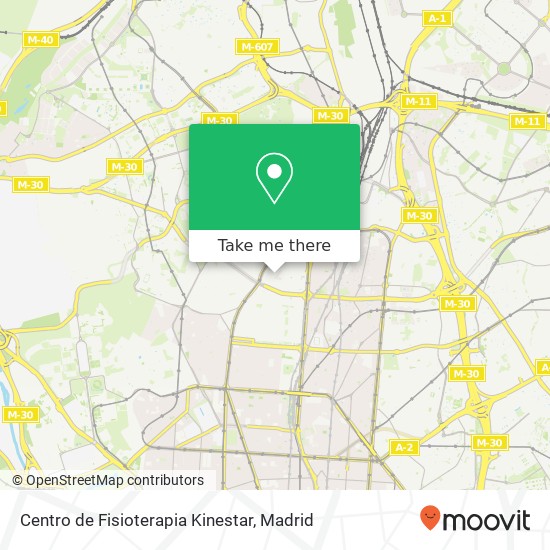 Centro de Fisioterapia Kinestar map