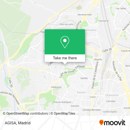 mapa AGISA