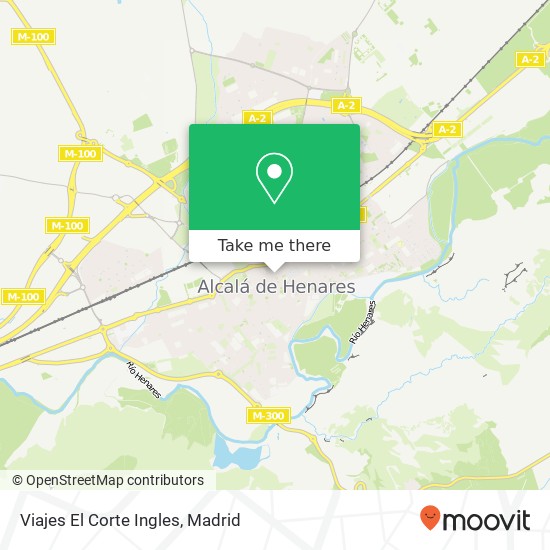 Viajes El Corte Ingles map