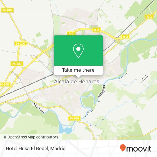 mapa Hotel Husa El Bedel