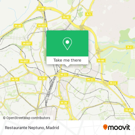 mapa Restaurante Neptuno