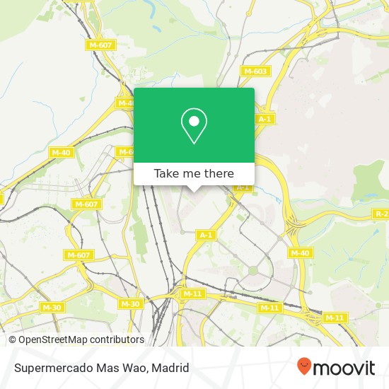 mapa Supermercado Mas Wao