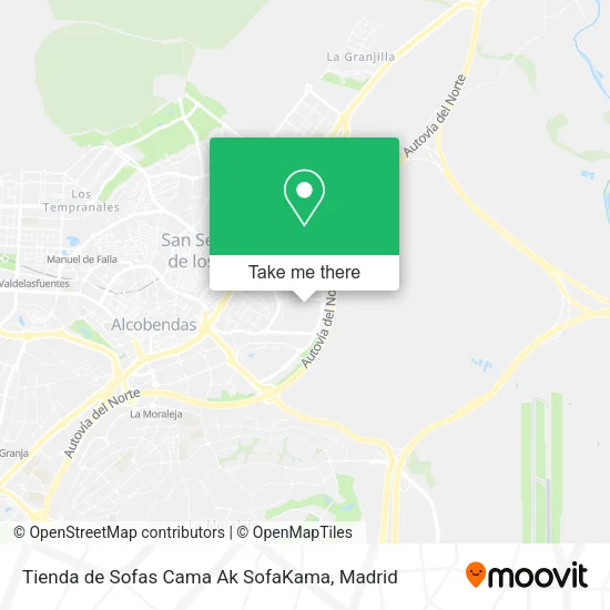 Tienda de Sofas Cama Ak SofaKama map