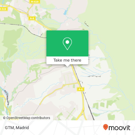 mapa GTM