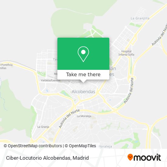 Ciber-Locutorio Alcobendas map