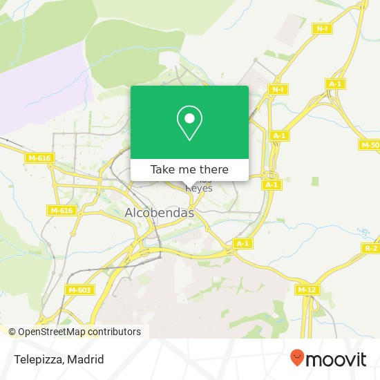 Telepizza map