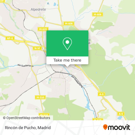Rincón de Pucho map