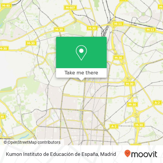 Kumon Instituto de Educación de España map