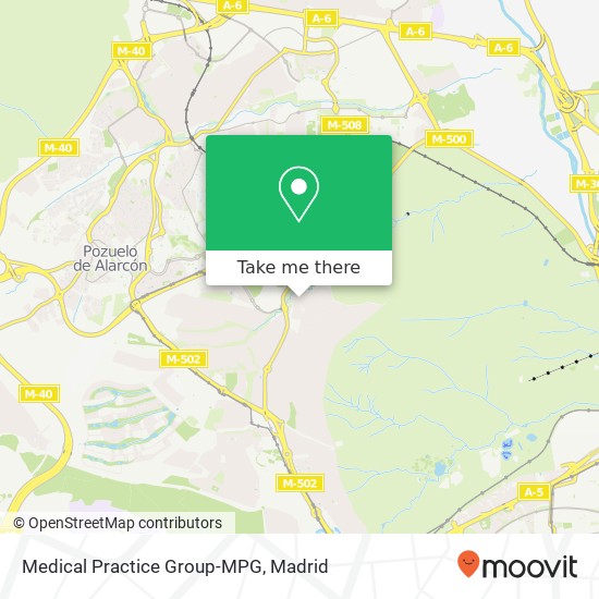 Medical Practice Group-MPG map