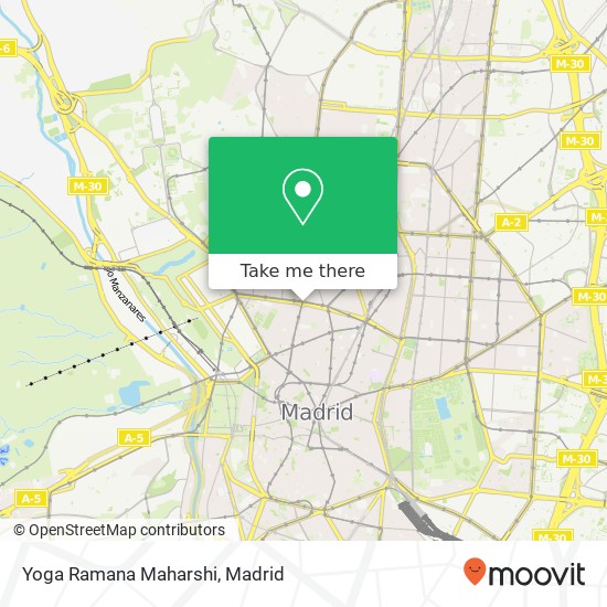 Yoga Ramana Maharshi map