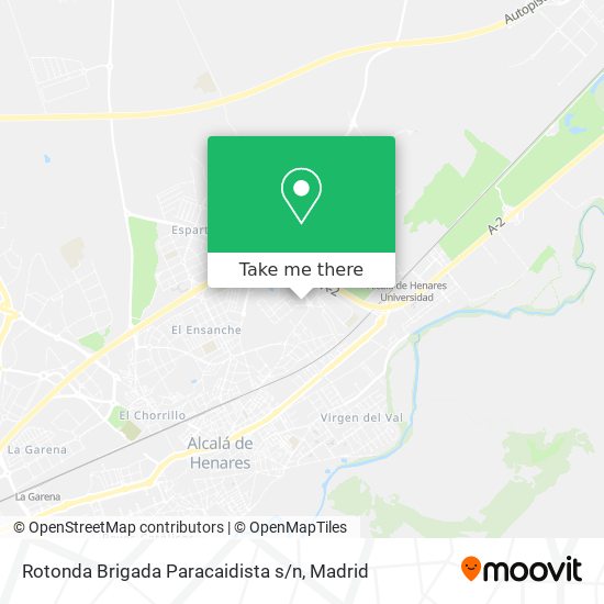 mapa Rotonda Brigada Paracaidista s / n