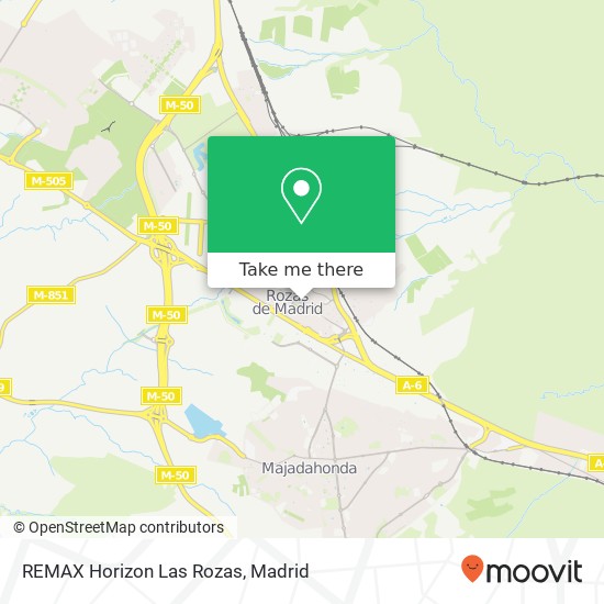REMAX Horizon Las Rozas map