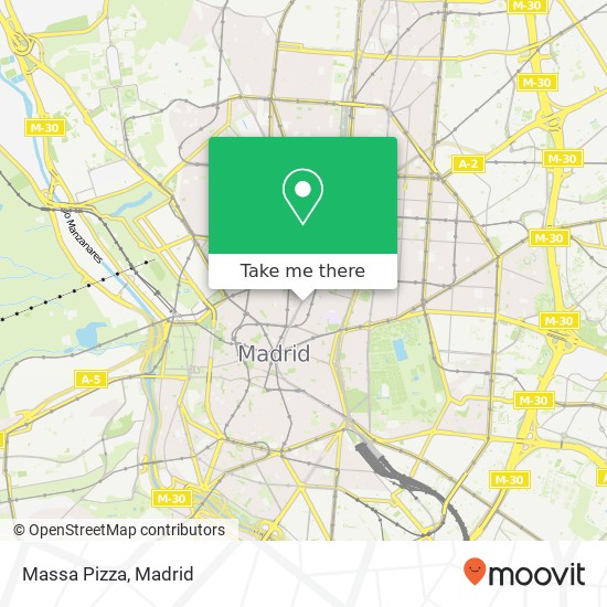 Massa Pizza map