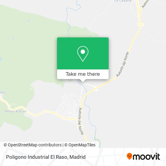 Poligono Industrial El Raso map