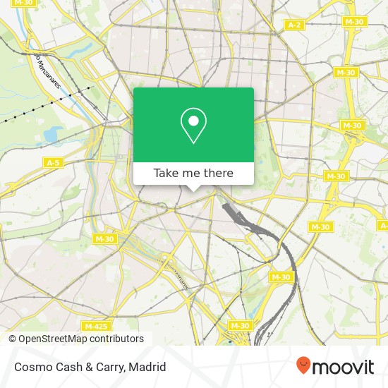 Cosmo Cash & Carry map