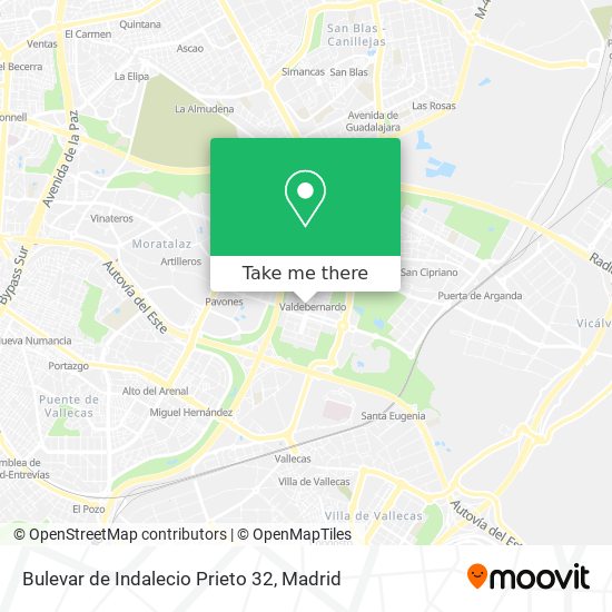 Bulevar de Indalecio Prieto 32 map